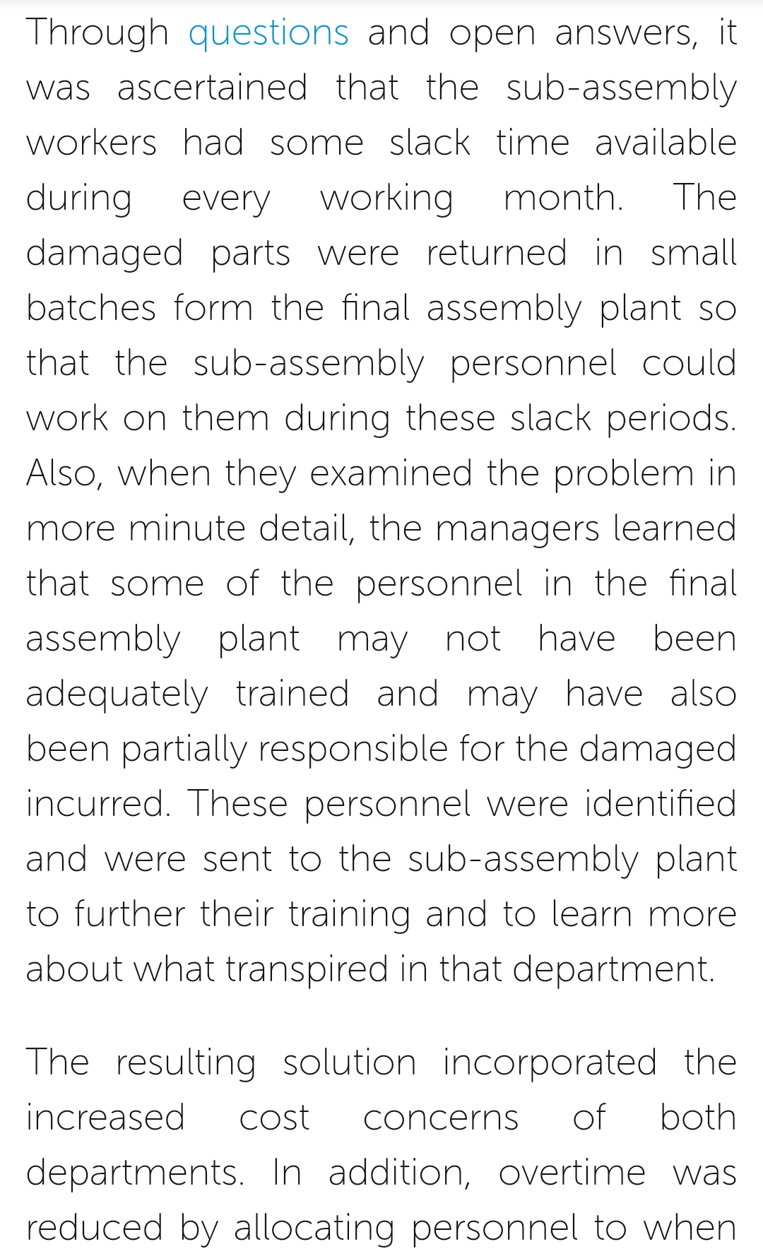 the negotiation in the first place. All too many times, negotiators take