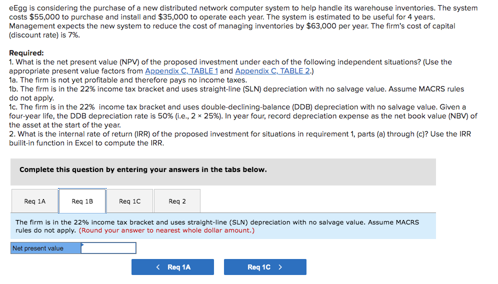 a new distributed network computer system to help handle its warehouse inventories.