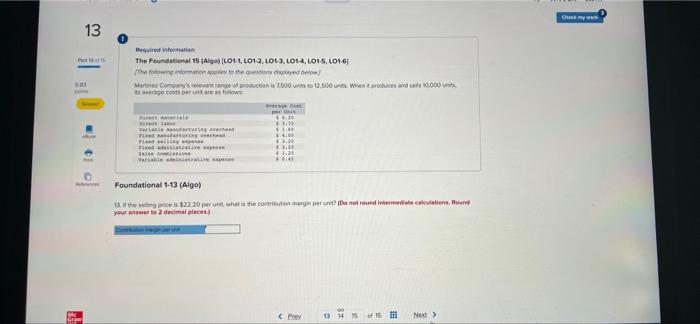 43.20 Find administrative expense Sales commissions $2.20 #1.20 Variable administrative expens $0.45