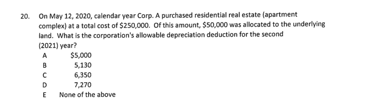 nearest $10 16. On August 4, 2021, calendar year taxpayer Ben Baker