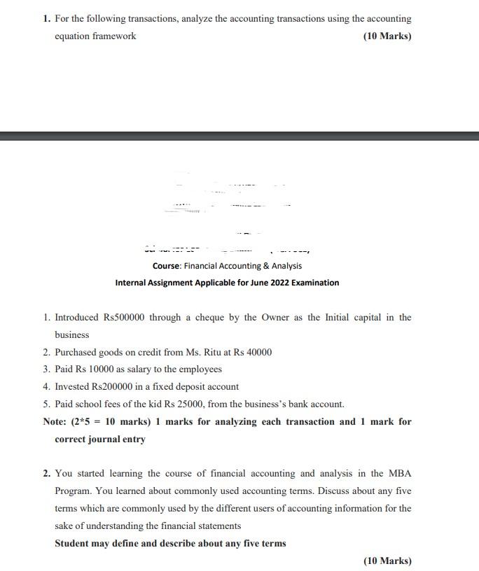 **************For Theoretical Answer Assessment Parameter Weightage Introduction 20% Concepts and Application