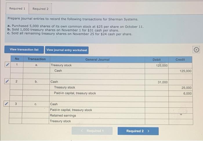 11-13 (Static) Recording and reporting treasury stock transactions LO P3 On October