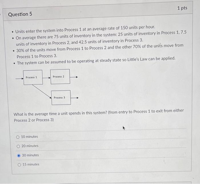 1 at an average rate of 150 units per hour. . On
