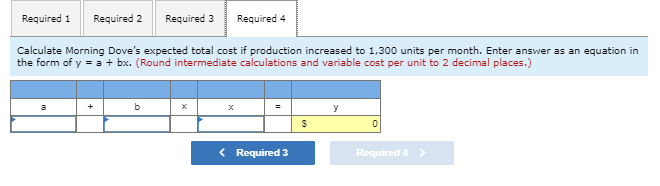 units, and monthly production costs for the production of 1,100 units follow.