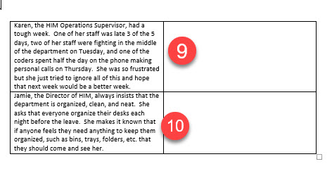 Chapter 22. Read the scenarios on the worksheet below and evaluate each