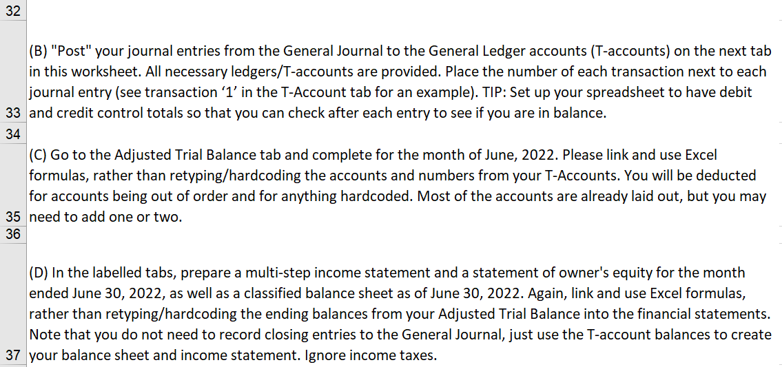 recorded in June yet. Fiscal year end is June 30th. (A) Go