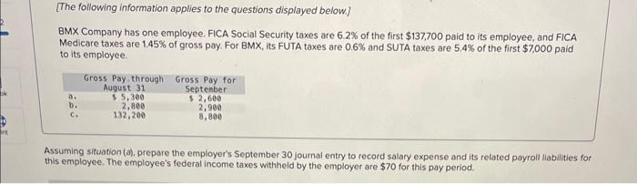  please fill in chart and do general journal entry [The following