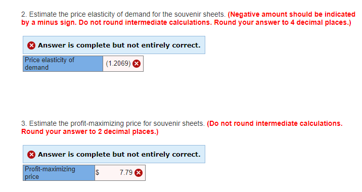 same answer Problem A-4 The Economists' Approach to Pricing [LOA-1] The postal
