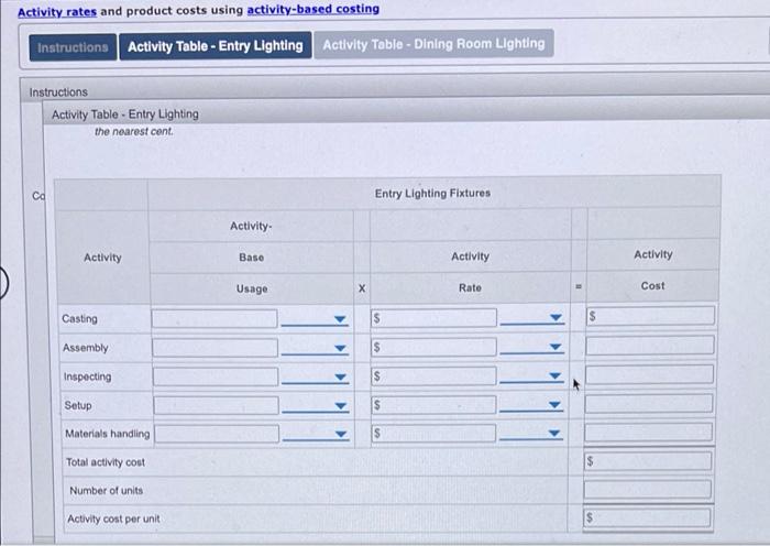 Tablo - Dining Room Lighting Instructions Garfield Inc. manufactures entry and dining