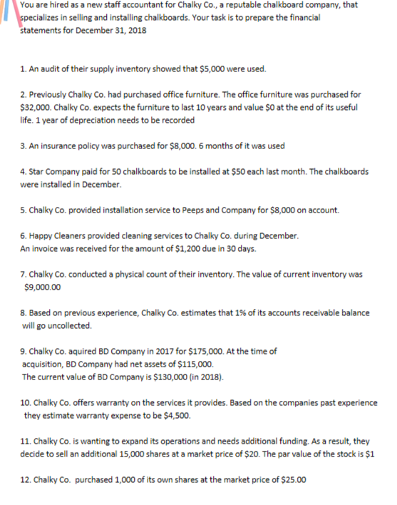  accounting 2301 . Please do journal entry then general ledger-> adjusted