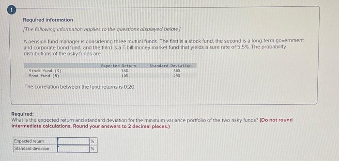 plz help and show steps? thank you :) Required information The following
