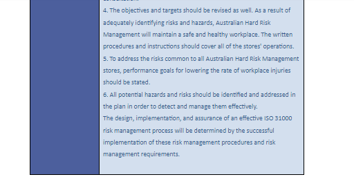 documents, the organisation's Risk Management Strategy and identify whether the processes, procedures