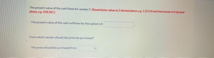 new punch press for use in its manufacturing process. After contacting the