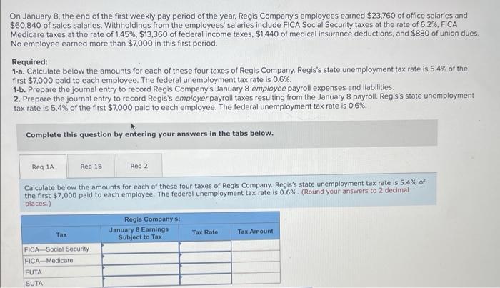 I need help with req 1A, 1B, and req 2. thank you!