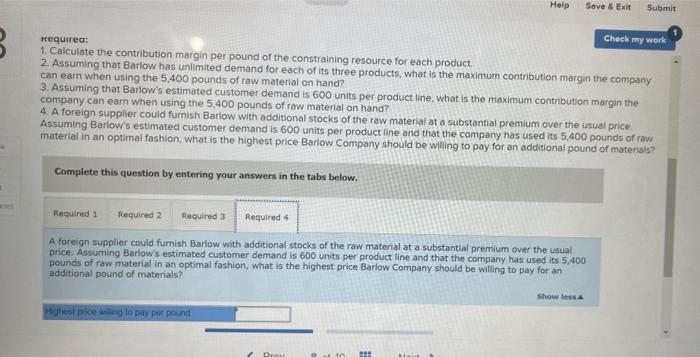 expenses: Direct materials 12 48 18 108 120 140 Other variable expenses
