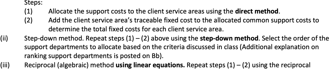 provides client services in three areas, Accounting & Assurance (A&A) Services, Tax