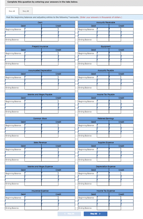 E4-16 through E4-18 (Algo) Recording Four Adjusting Journal Entries, Preparing an Adjusted