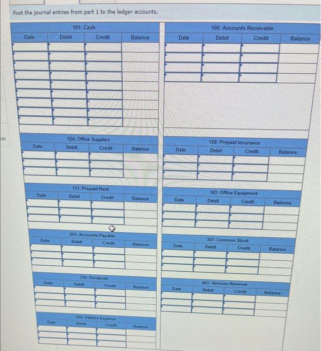 opened a Web consulting business called Linkworks and completed the following transactions