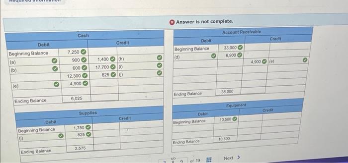 please look carefully thank you! E3-13 (Algo) Recording and Posting Accrual Basis