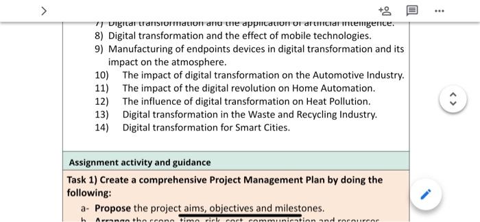 use and the impact of them to the environment. Measure and Determine