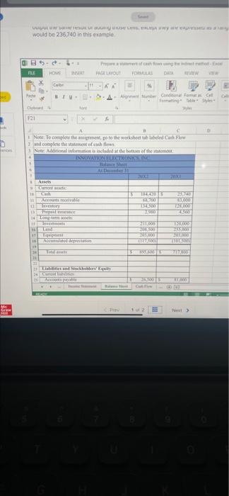 the Excel Simulation and the Excel functions described below to complete the