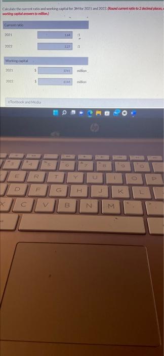 data were reported by 3M Company for 2021 and 2022 (dollars in