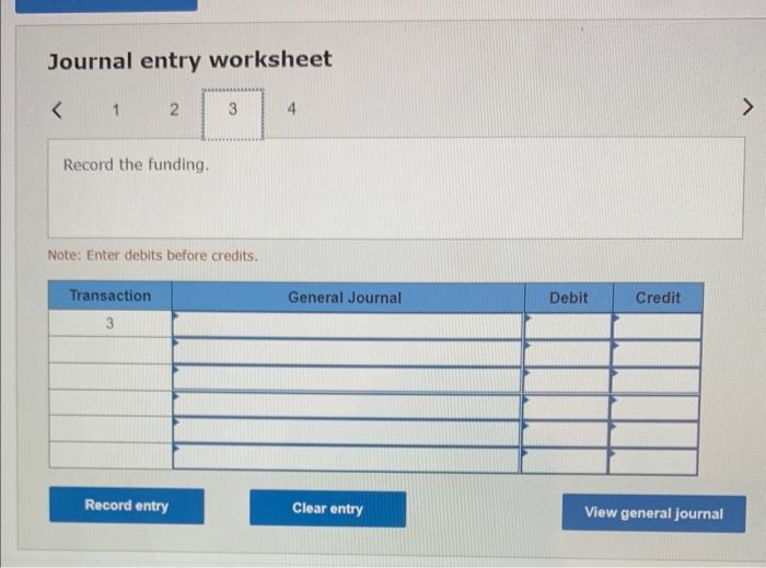 by entering your answers in the tabs below. Determine pension expense for