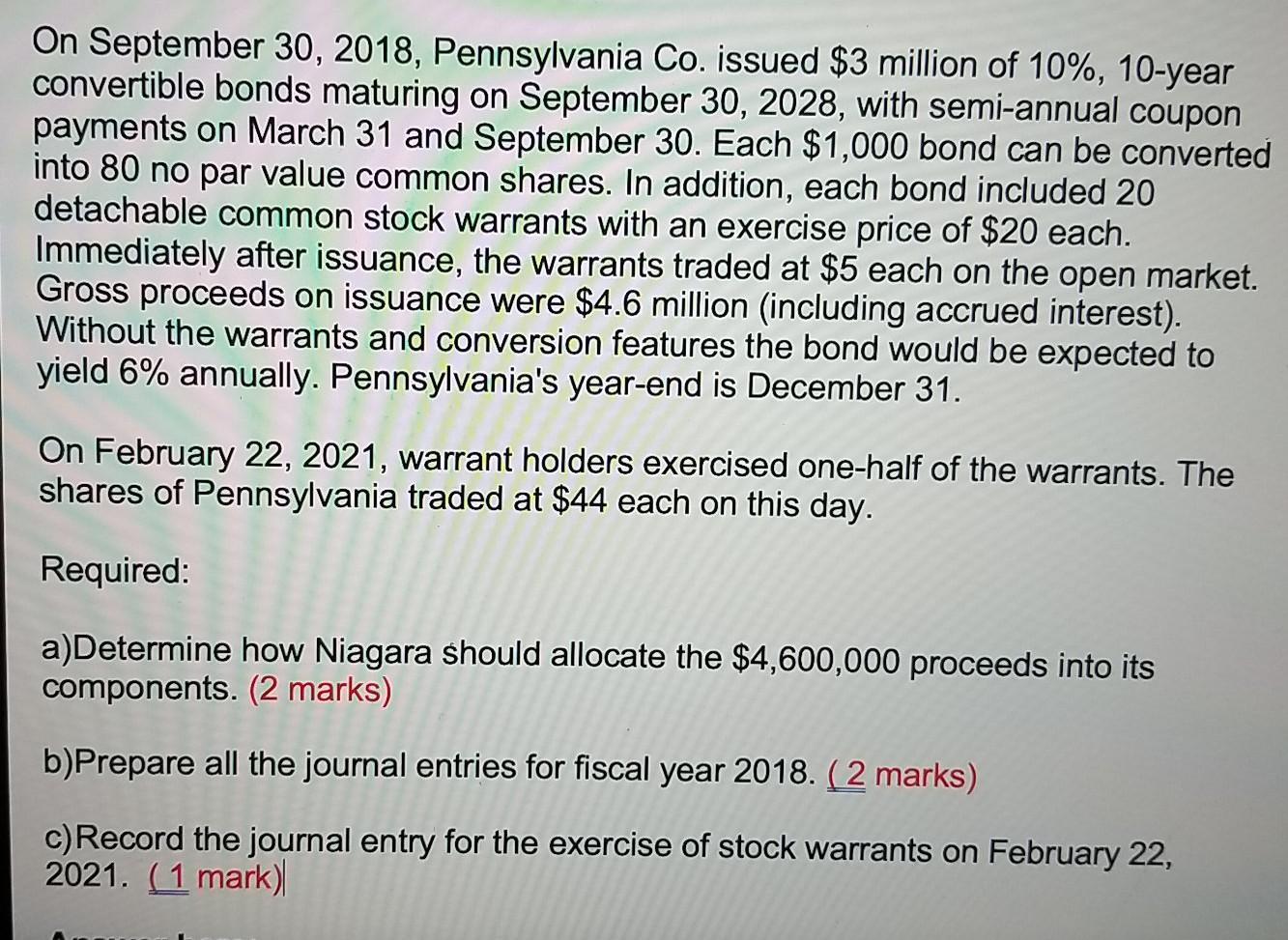  Solve this problem , check allocation of the bond 