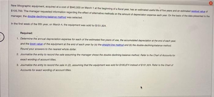 for exact worting of account titles Question not attempted. PAGE 1 JOURNAL