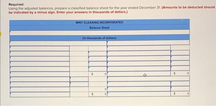 wages payable, $4. d. Income tax expense, $6. Required: Using the adjusted