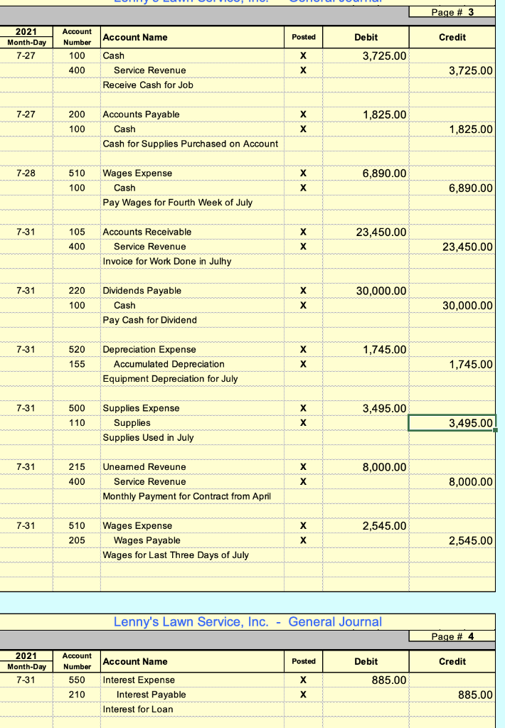 July 15 Collect $7,320.00 on account. The cash that is received is