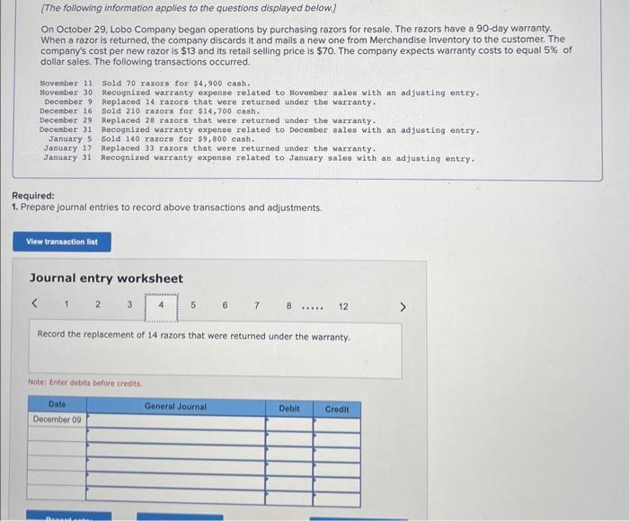 razors for resale. The razors have a 90 -day warranty. When a
