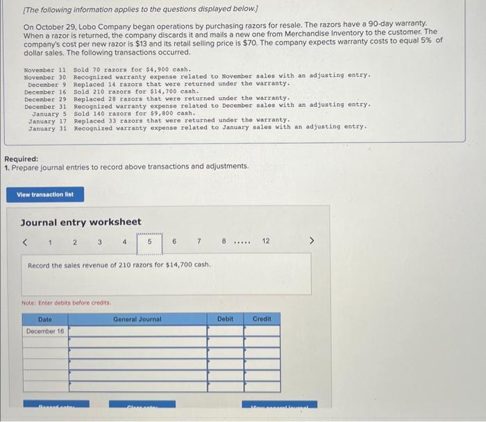 razor is returned, the company discards it and mails a new one
