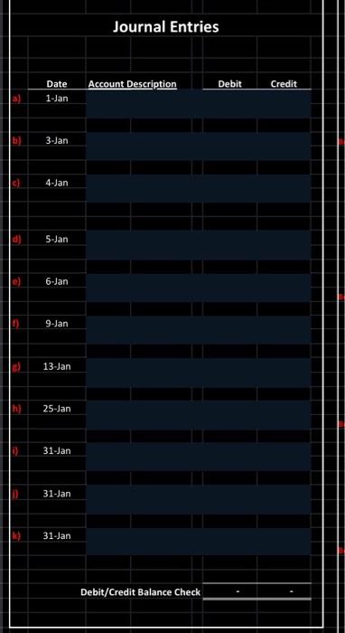 Accounts" below). 2) After recording each entry, post the effects of the