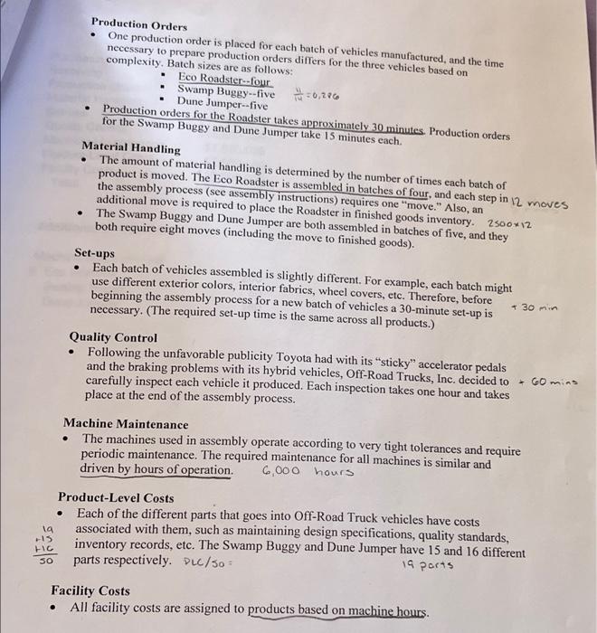 Trucks Case Introduction Off Road Trucks (ORT) has developed a new truck,