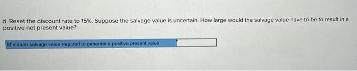 of new equipment Change the data area of your worksheet to match