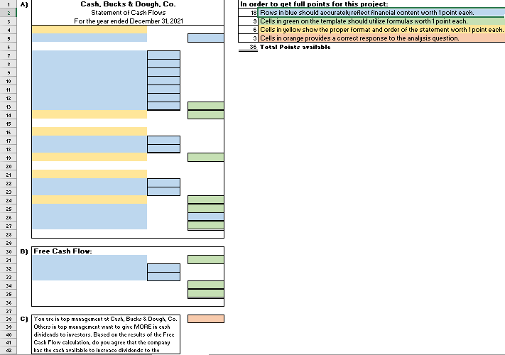 work in the finance department for Cash, Bucks & Dough, Co. and