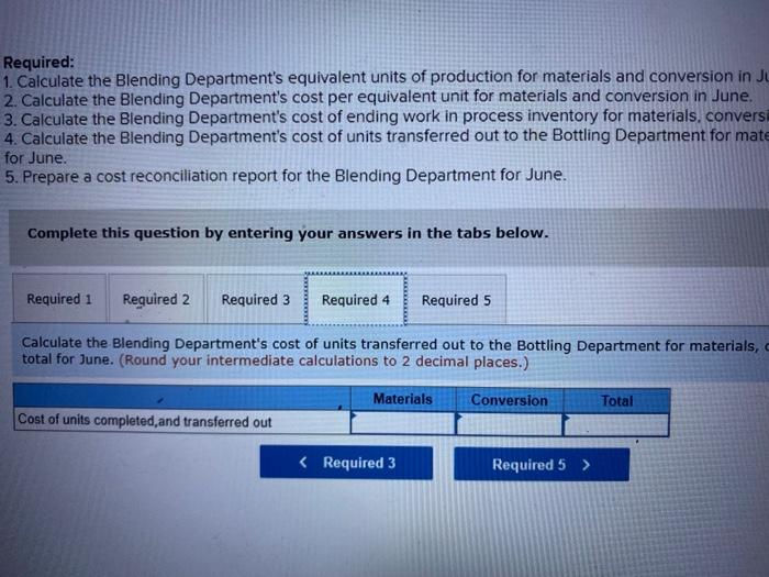 in the Blending Department. The blended juices are then bottled and packed