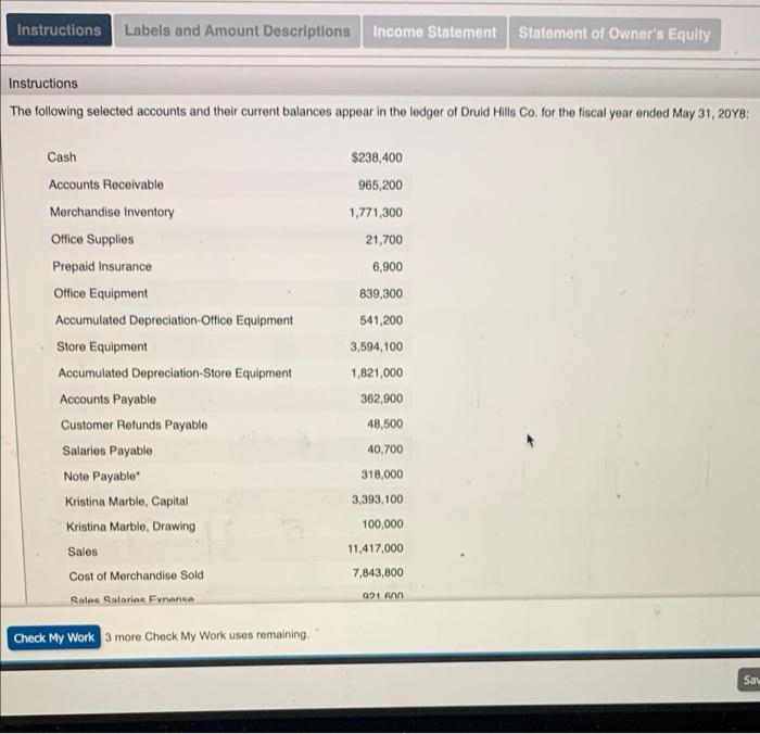 please this is one is so hard Instructions Labels and Amount Descriptions