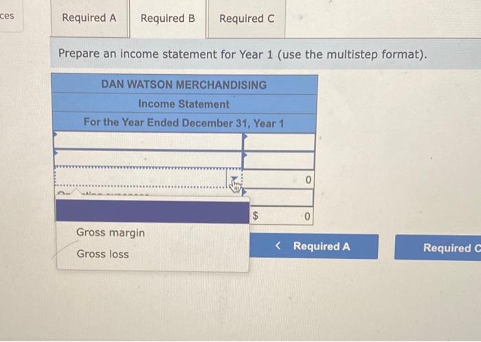 events during its tirst year operation. Assume that Watson uses the perpetual