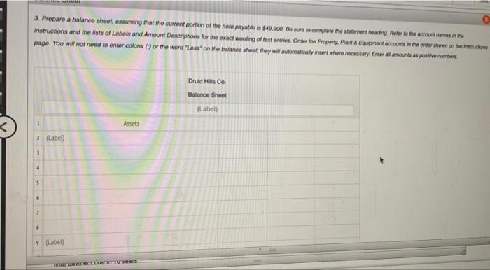 Office Supplies Prepaid Insurance Office Equipment Accumulated Depreciation-Office Equipment Store Equipment Accumulated