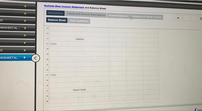 Depreciation-Store Equipment Accounts Payable Customer Refunds Payable Salaries Payable Note Payable Kristina