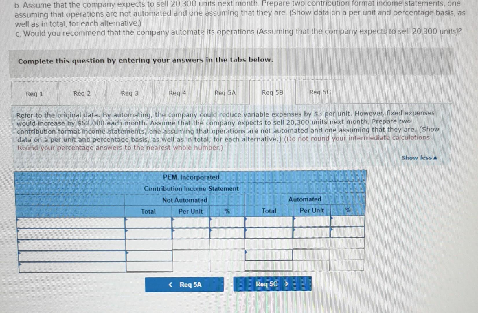 expenses Net operating loss $ 262,000 E157,200 104,800 116,800 $ (12,000) Required: