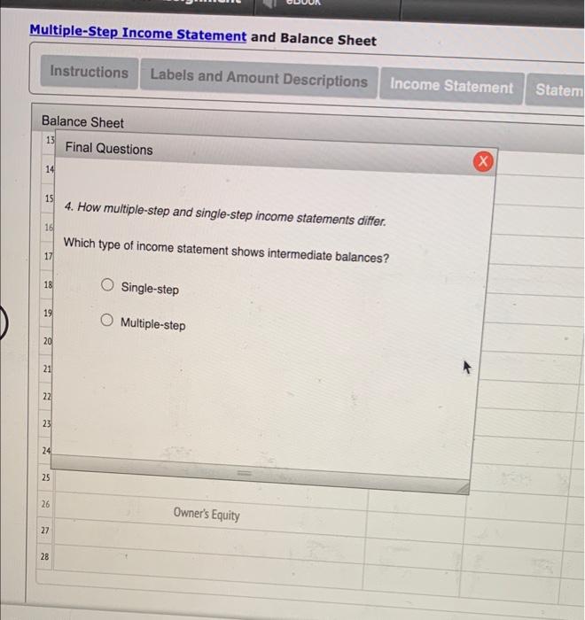 that the current portion of the note payable is $49,900." 4. How
