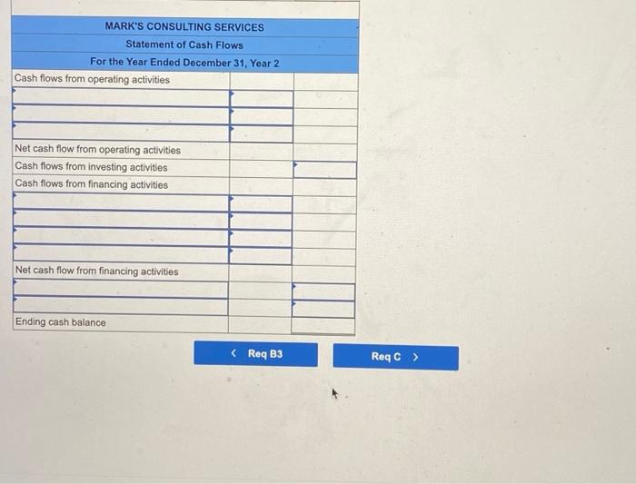 account balances for Year 2 are: 1. Acquired an additional $24,000 from