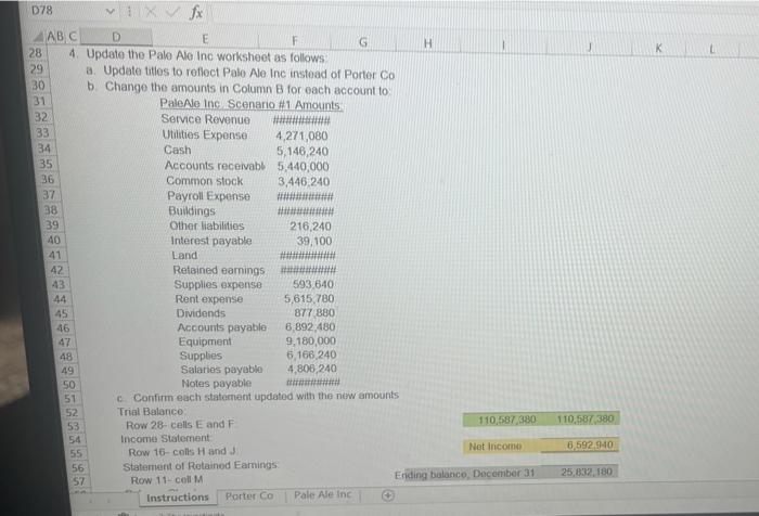 ACCT 251 EXCEL PROJECT 2 - PREPARING FINANCIAL STATEMENTS IN EXCEL K