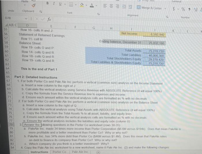 M N Instructions for Completion of Assignment: Part 1. Prepare a trial