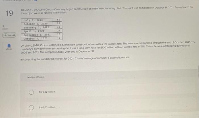 URGENR HELP PLEASE PLEASE ANSWER ALL!!!!!!! 19 On June 1, 2020, the
