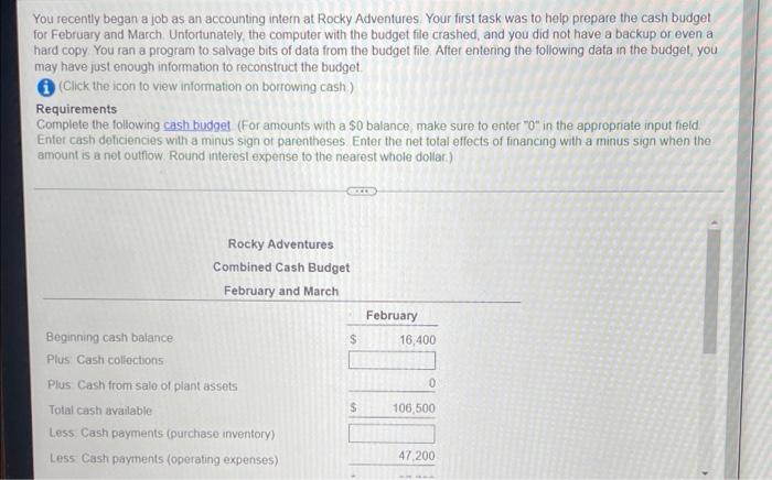 please complete full question, i would really appreciate it! You recently began