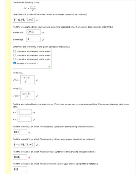 concave up. (Enter your answer using interval notation.) DNE Find the interval(s)